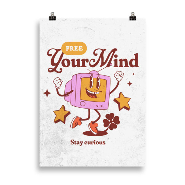 Free your mind | Poster 50 x 70 cm