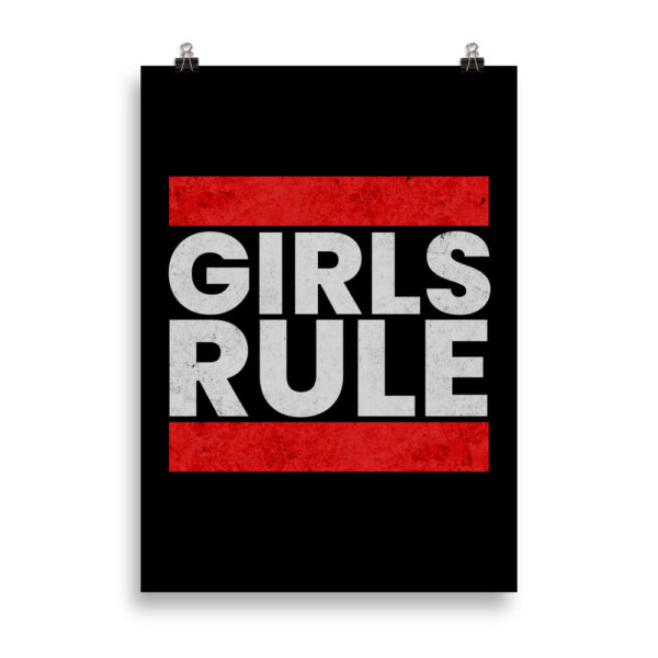 Girls rule | Poster 50 x 70 cm